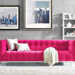 The Scarlett Hot Pink Sofa
