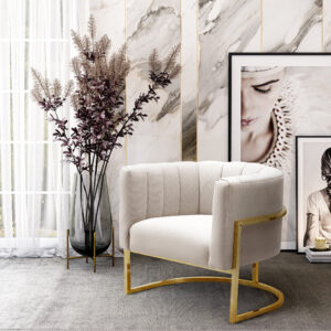 The Vera Chic Chair – Cream