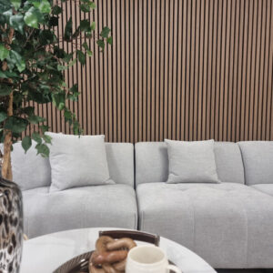 The Acoustic Wood Slatted Wall Panels
