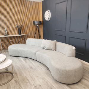 The Cinema Curved Boucle Sofa