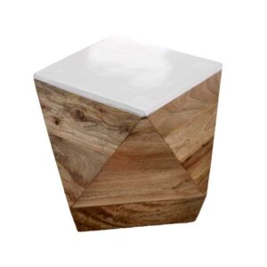The Alfie Side Table Solid Mango Wood