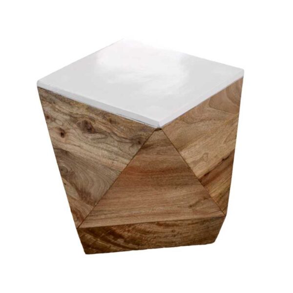 The Alfie Side Table Solid Mango Wood