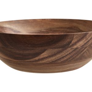 Rapallo Small Round Sheesham Wood Salad Bowl