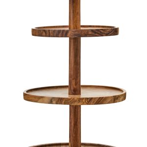 Kastella Sheesham Wood Three Tier Cake Stand