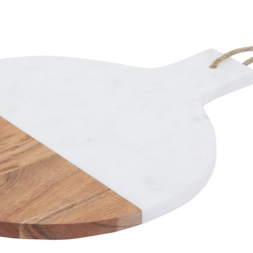 Mirabile Large Marble and Acacia Wood Paddle Board
