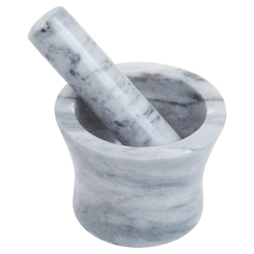 Savona Grey Marble Curved Mortar And Pestle Savona Grey Marble Curved Mortar And Pestle