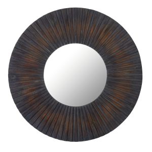 Bastide Antique Wood Effect Wall Mirror