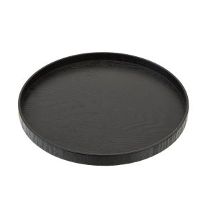 Bosco Medium Black Fir Wood Tray