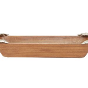 Vico Acacia Wood Small Rectangular Serving Dish
