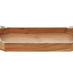 Vico Acacia Wood Small Rectangular Tray