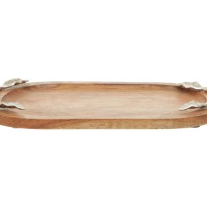 Vico Acacia Wood Oval Serving Tray