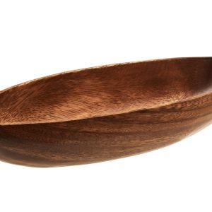 Kastella  Acacia Boat Shaped Serving Dish