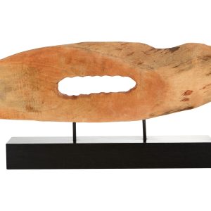 Fiolaro Natual Mango Wood Slice Sculpture