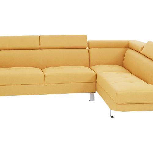 Halcyon Ochre Linen Corner Sofa