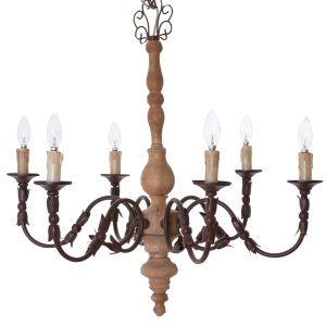 Palais 6 Arm Chandelier