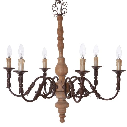 Palais 6 Arm Chandelier