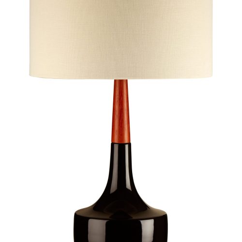 Spello Table Lamp with Wood And Ceramic Base