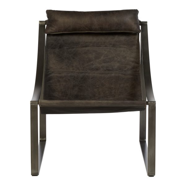 Hermosa Ebony Leather Chair