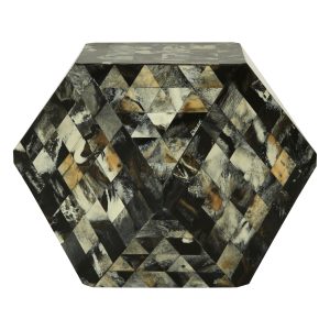 Medora Mosaic Geometric Side Table