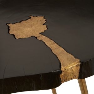 Alassio Black Side Table