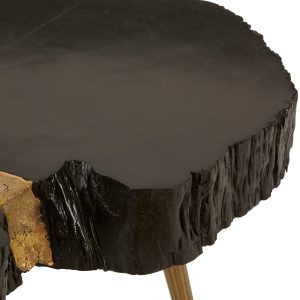 Alassio Black And Gold Coffee Table