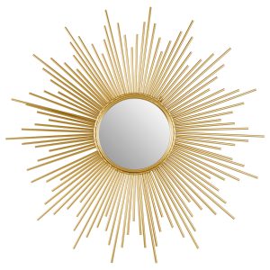 Caelora Wall Mirror with Gold Finish Frame