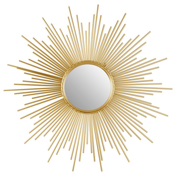 Caelora Wall Mirror with Gold Finish Frame
