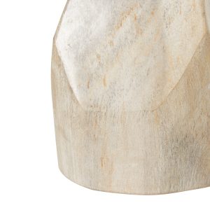 Ramioli Petrified Wood Pyramid Sculpture