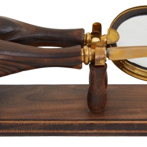 Cervo Brown Mango Wood Magnifying Glass and Letter Opener