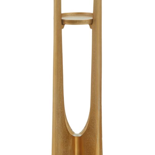 Diano Large Gold Finish Candle Holder