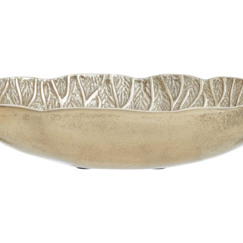 Segovia Gold Finish Lotus Leaf Bowl