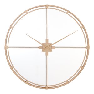 Bisante Gold Finish Metal Wall Clock