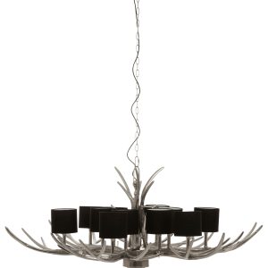Aubrac 12 Shade Large Antler Chandelier