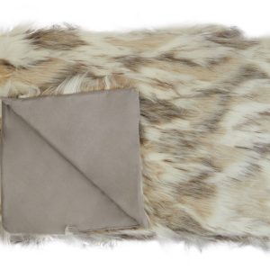 Levanté Natural Fur Throw