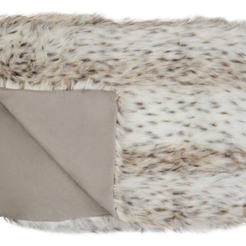 Levanté Animal Print Fur Throw