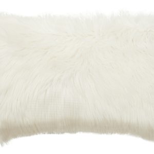 Levanté Cream Fur Cushion
