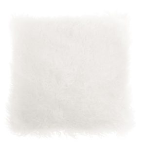 Maiolica Fur White Square Cushion