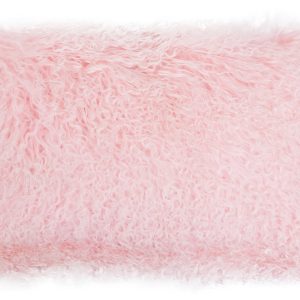Maiolica Fur Pink Rectangular Cushion