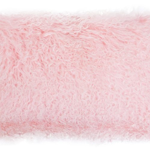 Maiolica Fur Pink Rectangular Cushion