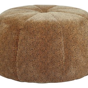 Massalia Leopard Print Pouffe