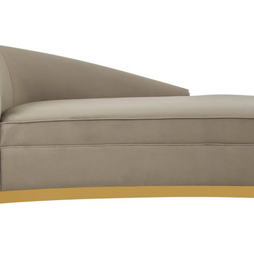 Brumelle Grey Left Arm Chaise Longue