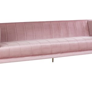 Ondina 3 Seat Pink Sofa