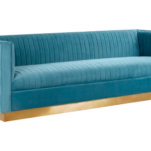 Opaline 3 Seat Light Blue Sofa