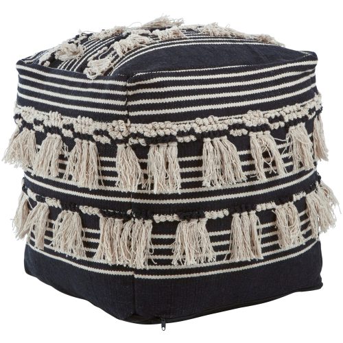 Circolo Black Pouffe Circolo Black Pouffe