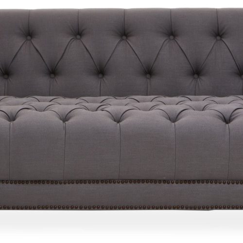 Sable 3 Seat Grey Fabric Sofa