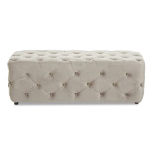 Andora Mink Velvet Bench