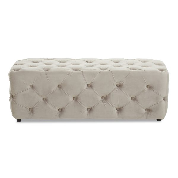 Andora Mink Velvet Bench