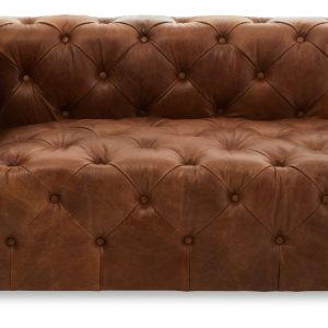 Hermosa Tufted Leather Right Arm Sofa
