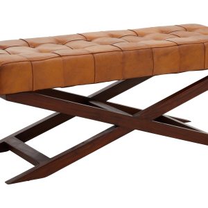 Iridea Bench With Cross Base