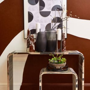 Selva Red Marble Tapered Vase